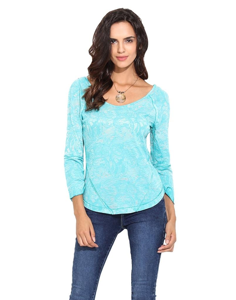 sea blue color jeans