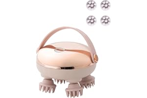 ABS Handheld Scalp Massage Device with Red Light Function for Soothing Headache and Fatigue Relief Head Massagers Tool Ease