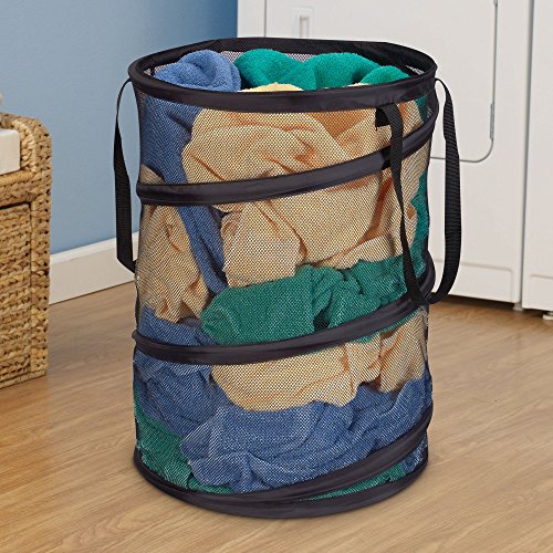 Household Essentials 2026 PopUp Collapsible Mesh Laundry Hamper