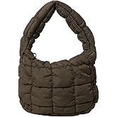 Quilted MINI Handbag and Purses Women Puffer Nylon Hobo Cotton Padded Purse Work Travel Lightweight