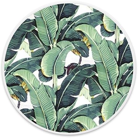 Multifunction Expanding Stand and Grip Pop Mount Socket for Cell Phone, Samsung, ipad,Kindle and Tablets - Banana Leaf White