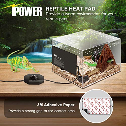 iPower 8"x18" Under Tank Warmer Heating Mat Reptile Terrarium Heat Pad