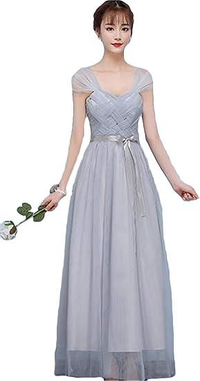 Amazon ジュンィ お花嫁ドレス 結婚式 ウエディングドレス ロング丈 パーティドレス ワンピース Aライン 演奏会 ワンピース チュニック 通販