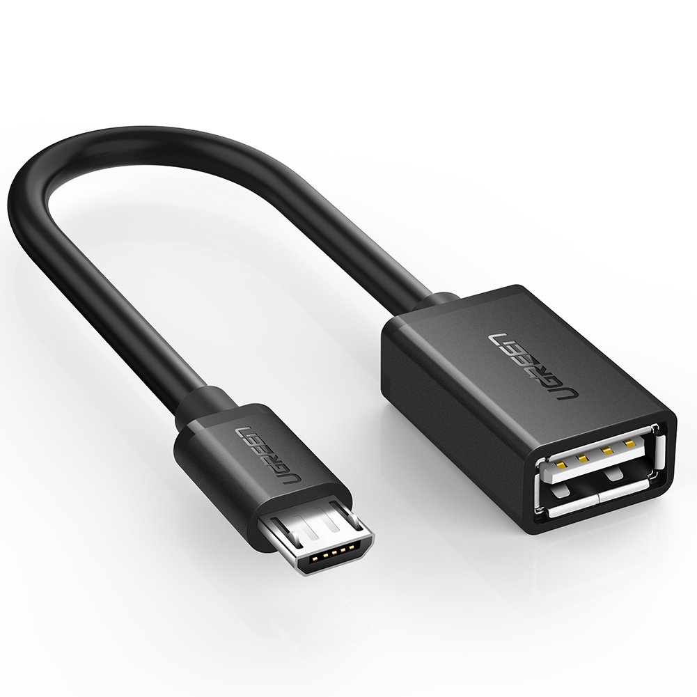 UGREEN 10396 Cavo USB A MicroUSB B Femmina Maschio, 2.0, 480 Mbit/s, 0.12 m, Nero Amazon.it
