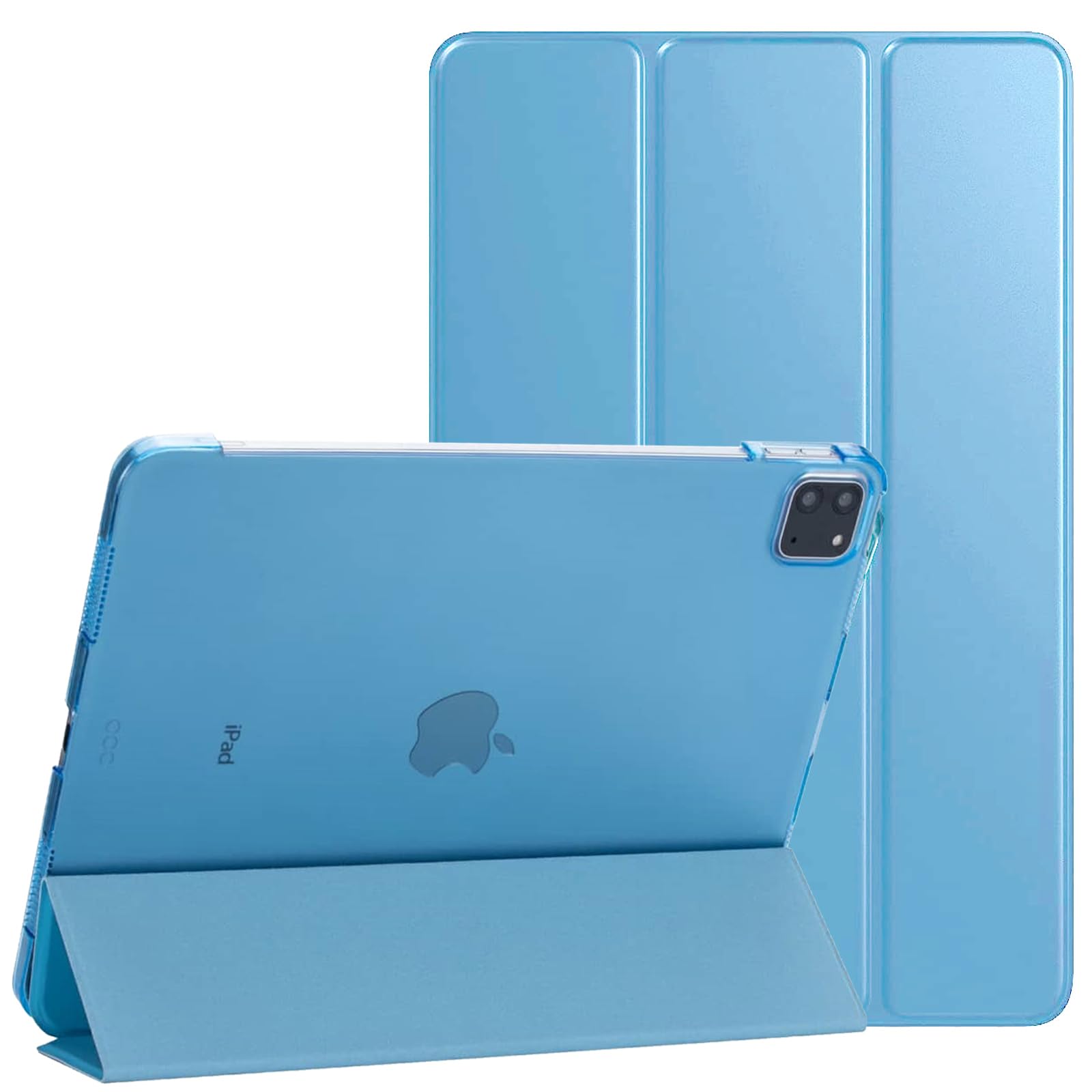 PROTech Smart Case for iPad Pro 11 Inch, 2022/2021/2020-18 Model, Slim Stand Hard Back Shell Smart Cover with Auto Wake/Sleep (Aqua)