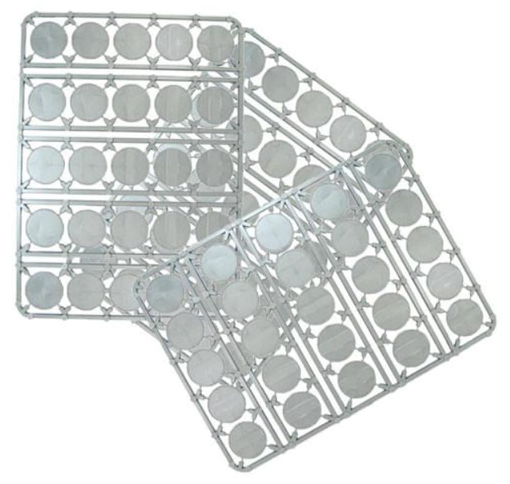 Warlord Games 75 x Plastic 25mm Round Model bases (lipped) for tabletop miniatures