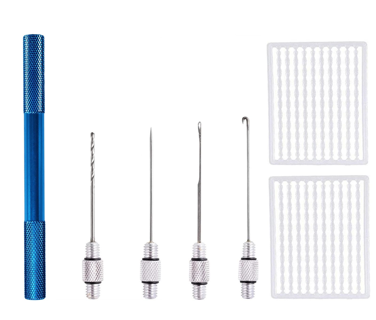Carp Fishing Bait Needle Set: Carp Coarse Fishing Hair Rig Baiting Needle Swinger Driller Tool Kit