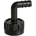 Active Aqua GFEH 1/2" Grow Flow Elbow Kit, Pack of 6 Hardware, Black