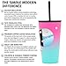 Simple Modern 24oz Classic Tumbler with Straw - Vacuum Insulated Travel Mug Flask 18/8 Stainless Steel Hydro Thermos Cup - Sorbet