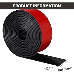 Heonay Self Adhesive Rubber Strips, Solid Neoprene