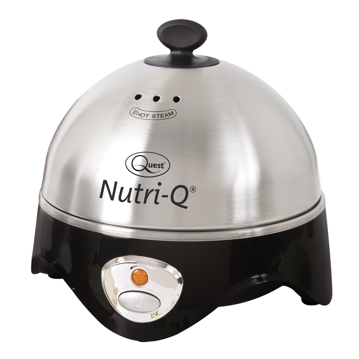 Quest Nutri-Q Multi-Functional Egg Cooker & Omelette Maker/Boil Up To 7 Eggs At Once/Comes Complete With Poaching & Omelette Trays/Stainless Steel Finish
