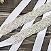 Remedios Embellished Satin Sash Bridal Wedding Belt for Women,White