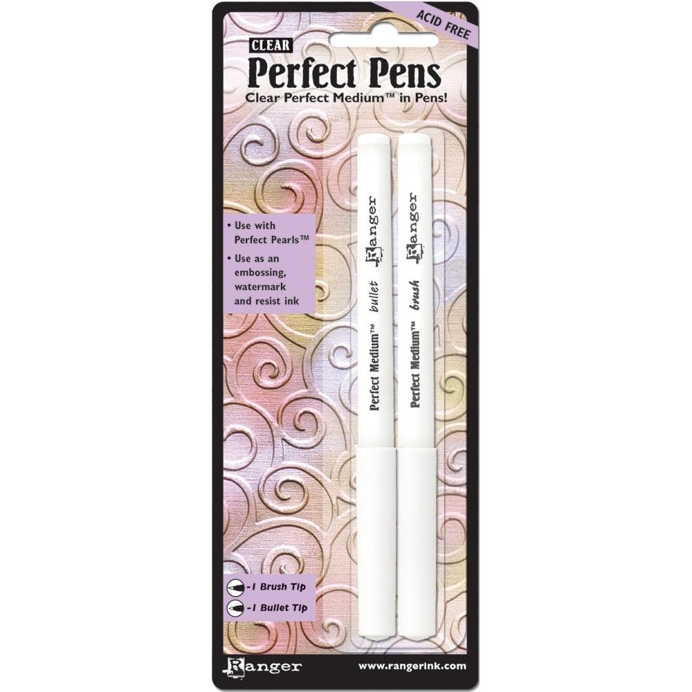 Ranger Perfect Pens Set Clear, Pack of 2