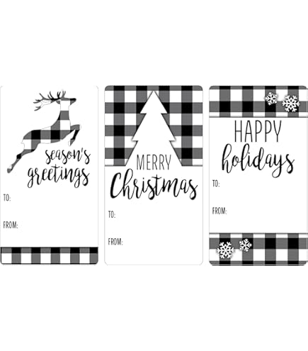 2000 Pegatinas Autoadhesivas De Feliz Navidad Con 4 Diseños | Meses Sin Interés