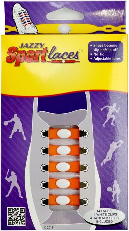 RCS Gifts Jazzy Sport Laces, Orange
