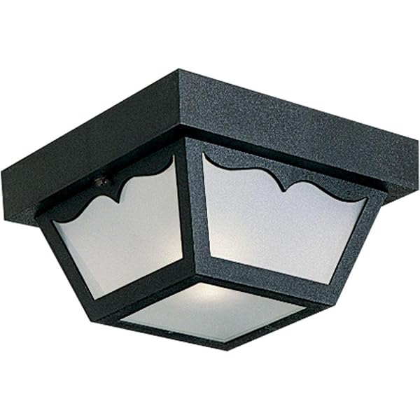 PROGRESS LIGHTING 1-LIGHT INDOOR AND OUTDOOR FLUSH MOUNT...