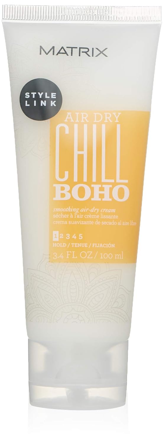 MATRIX Style Link Chill Boho Smoothing Air-Dry Cream | Smooth & Tame Flyaways | For Frizzy Hair | 3.4 Fl. Oz.