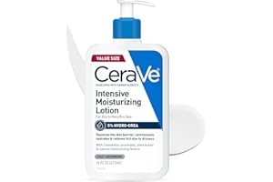 CeraVe Intensive Moisturizing Lotion, Hydro-Urea + Shea Butter, Body Lotion For Dry Skin, Relieves Signs Of Extra Dry Skin, Non Greasy Hydrating Cream For Rough, Tight, Red & Itchy Skin, 16oz