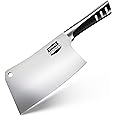 Utopia Kitchen 6 Inch Cleaver Knife Stainless Steel Chopper Butcher Knife for Home Kitchen and Restaurant Black