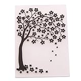 Beautiful Floral Flowers Tree Background Plastic