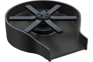 KRAUS CleanMate Glass Rinser for Kitchen Sink in Matte Black Color Finish, KGR-500MB