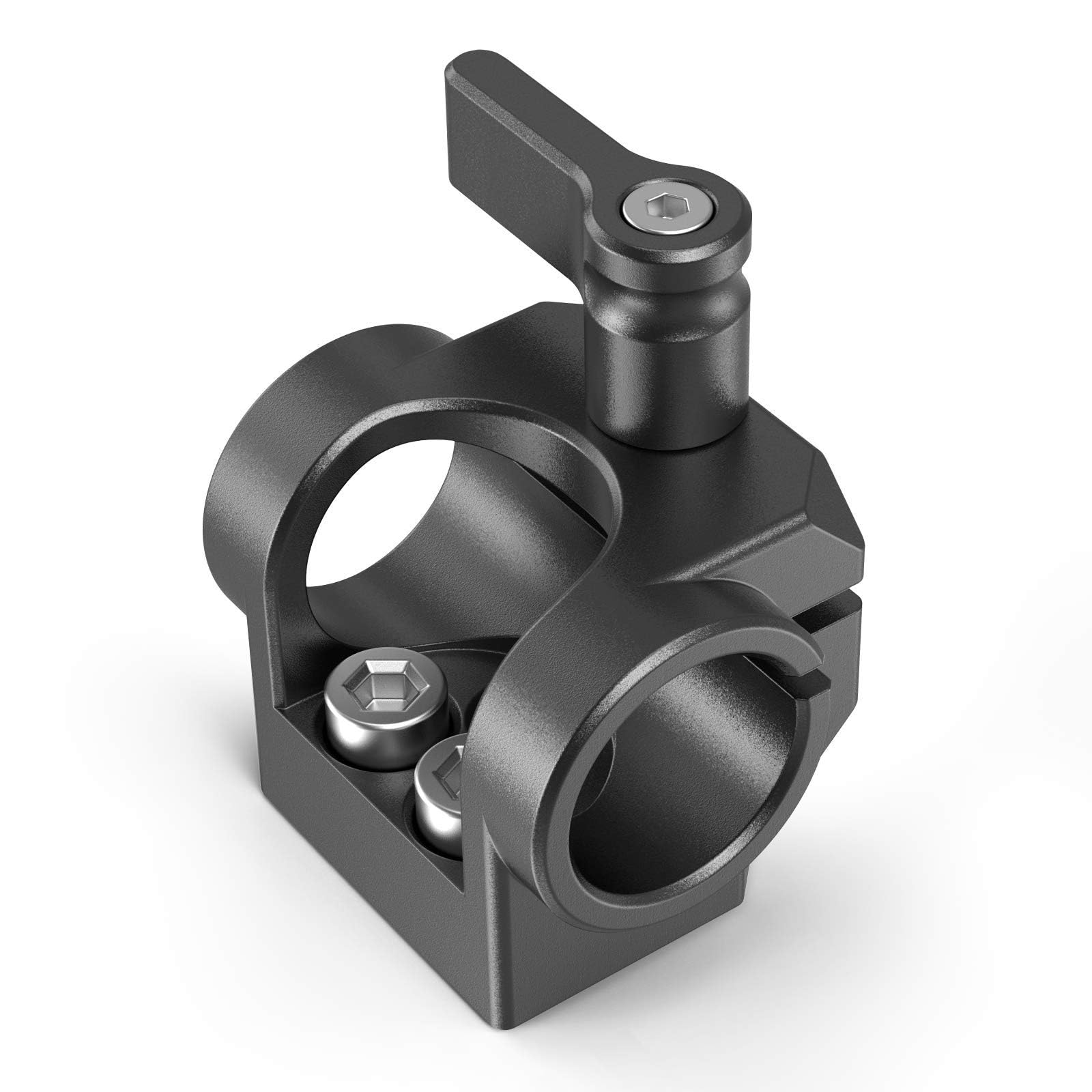 SMALLRIG 15mm Rod Clamp Single Camera Rod Mount for 15mm Rods Support System, EVF Mount, LCD Light, Microphone Mounts -1995