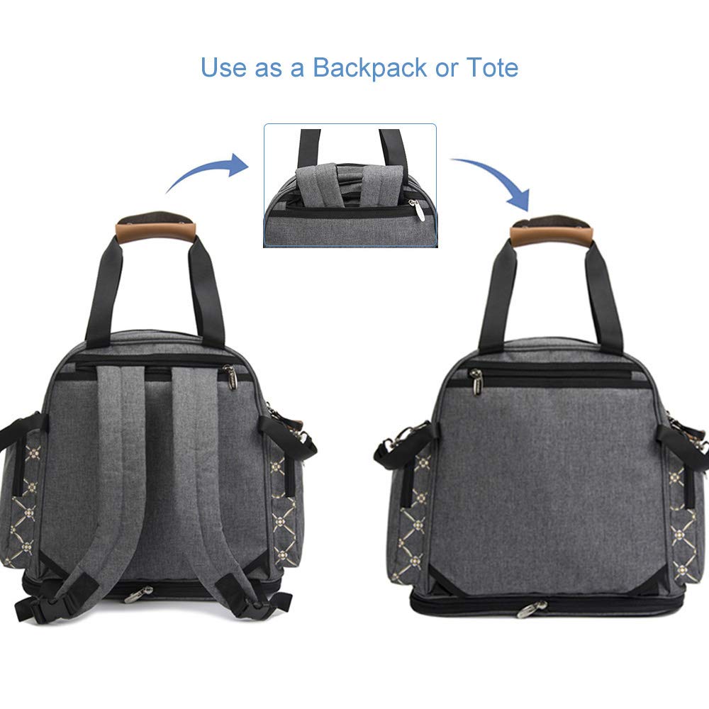 lekebaby messenger nappy changing bag