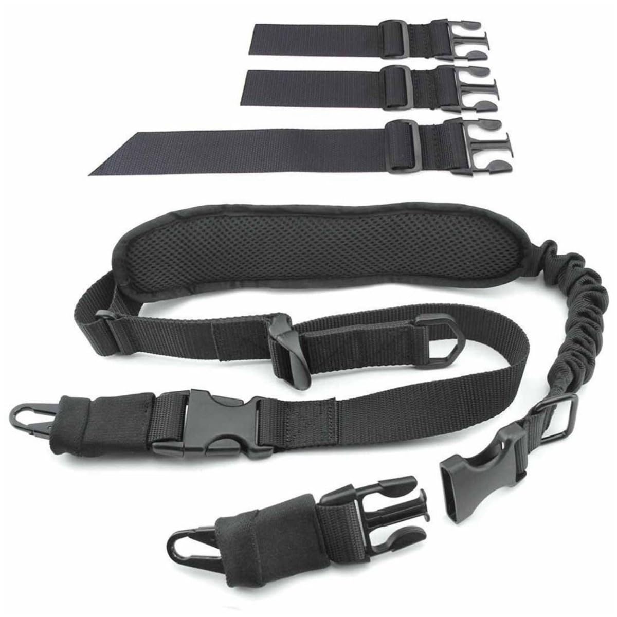 HOUSON 2 Point Rifle Sling - Tactical Gun Belt and Weapon Strap for Airsoft, Military, and Hunting