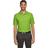 Core 365 Men's Fusion ChromaSoft Pique Polo L Acid Green