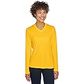 Team 365 Ladies' Zone Performance Long-Sleeve T-Shirt M SP ATHLETIC GOLD