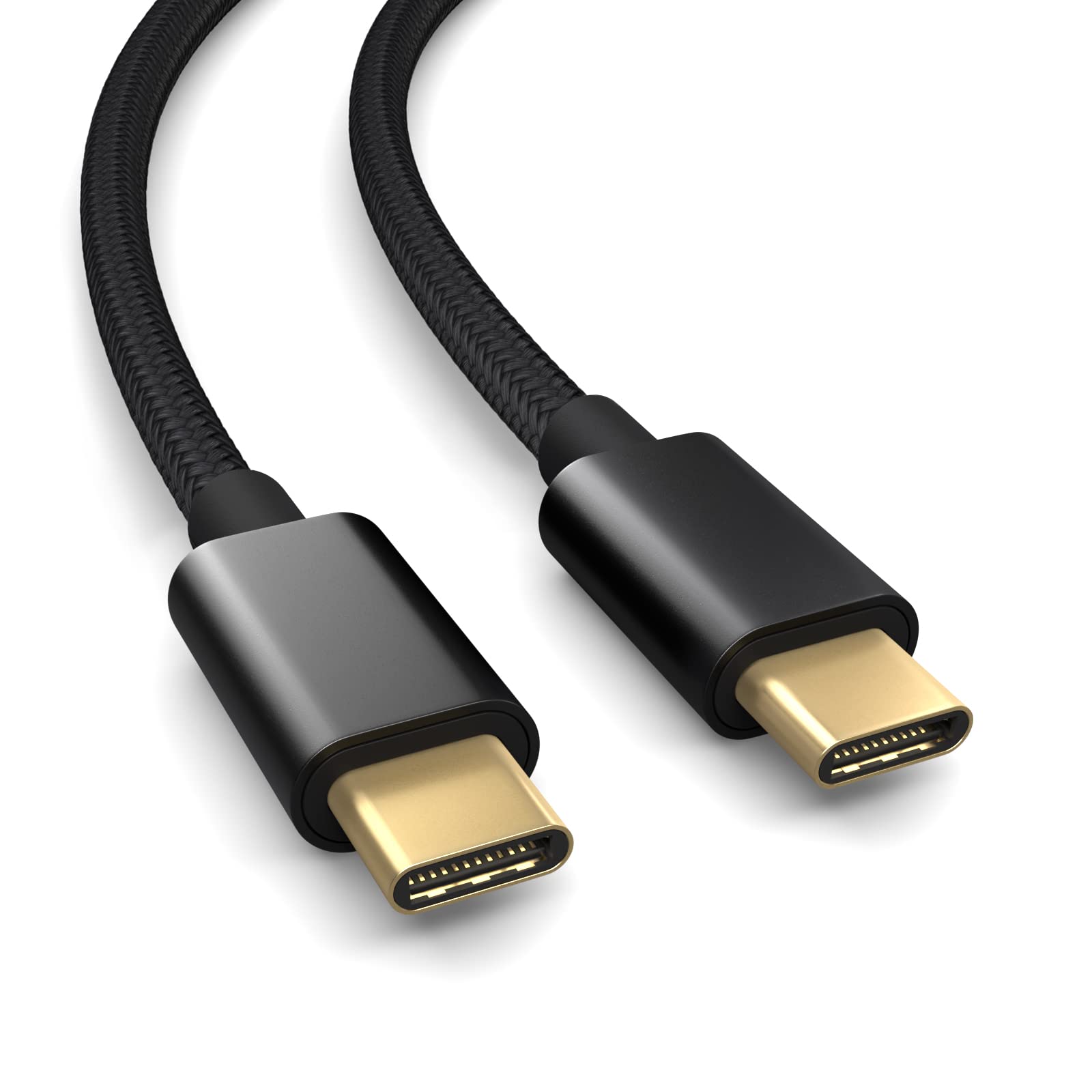 PAXO 5m USB C to C Cable - 10 Gbit/s USB 3.2 Gen2 Data and Charging Cable - Black
