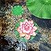 HO2NLE Artificial Lilies Pad Realistic Non-Toxic Floating Water Mat for Home Garden Patio Koi Pond Aquarium Swimming Pool Bird Baths Wedding Party Decor Pack of 8 (15cm+18cm+22cm+30cm)