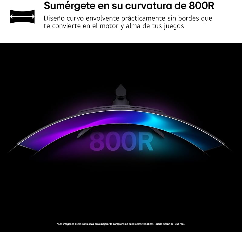 Lg 45gs96qb-b - monitor ultragear de 45 polegadas, tela oled, 3440x1440, 21:9, 0,03 ms, 240 hz, compatível com g-sync e freesync premium pro, roxo