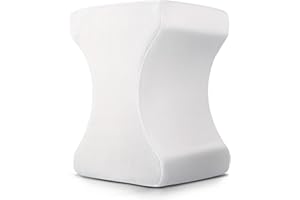 AAAini Knee Pillow for Side Sleepers, Leg Pillows for Sleeping Filled with Memory Foam to Relieve Sciatica and Hip Pain in The Lower Back of The Body