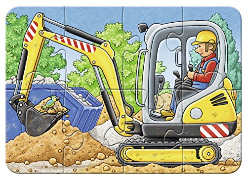 Ravensburger Kinderpuzzle - 06954 Bei der Arbeit - my first puzzle mit 2,4,6,8 Teilen - Puzzle für Kinder ab 2 Jahren, White – Bild 5