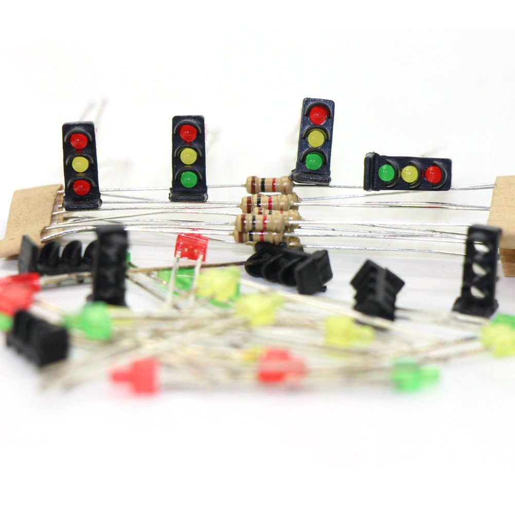 Evemodel JTD15 10 sets Target Face With LEDs for Railway Dwarf signal N Z Scale 3 Aspects