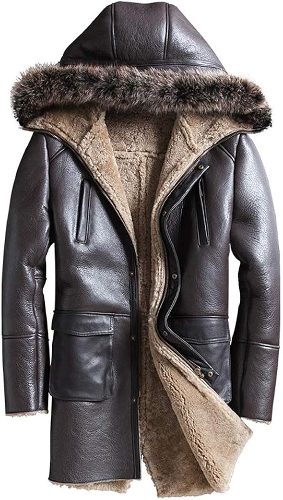 Schaffell Jacke Herren