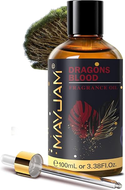 MAYJAM Dragons Blood Fragrance Oil 100ML with Glass Dropper Diffuser Oil