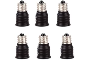 FINELED 6Pack E12 to E14 Adapter Converter Bulb Converter E12 to E14 Lampholder Adapter