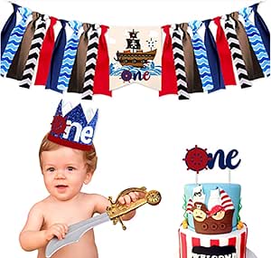 PRATYUS Kit de decoración de primer cumpleaños para baby shower, niños