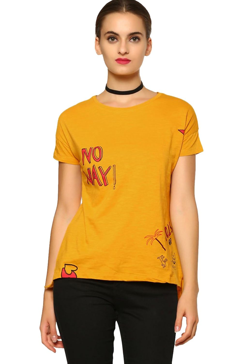 abof women's regular fit t-shirt