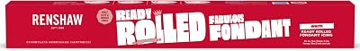 Renshaw Ready Rolled Fabulous Fondant Icing Disc 8 inch White 450 g