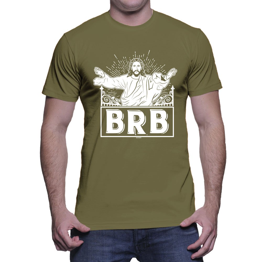 Brb Jesus T Shirt 5196 Kitilan