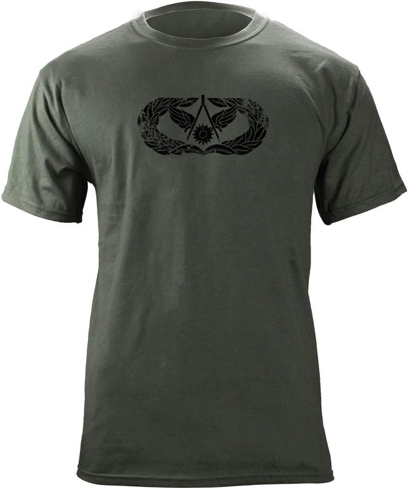 Vintage Air Force Civil Engineer Badge Subdued Veteran T-Shirt