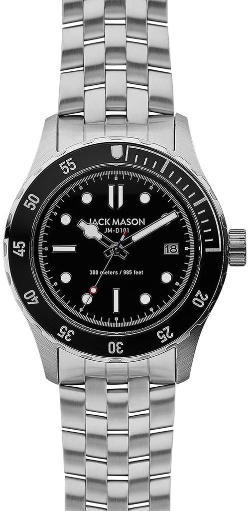 Diving 3H SS Navy Dial w/SS Bracelet