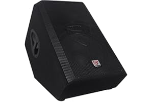Rockville RSM15A 15" 1400 Watt 2-Way Powered Active Stage Floor Monitor Speaker