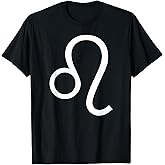 Leo Store Women's Leo Zodiac T-Shirt, Black, Small