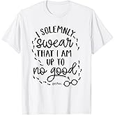 Harry Potter Up to No Good on White T-Shirt