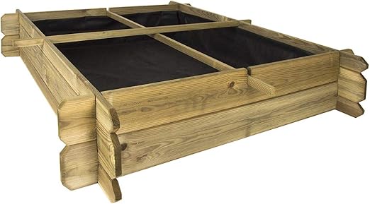 Faura 4 departamentos - Huerto Urbano de Madera - Suelo: Amazon.es ...