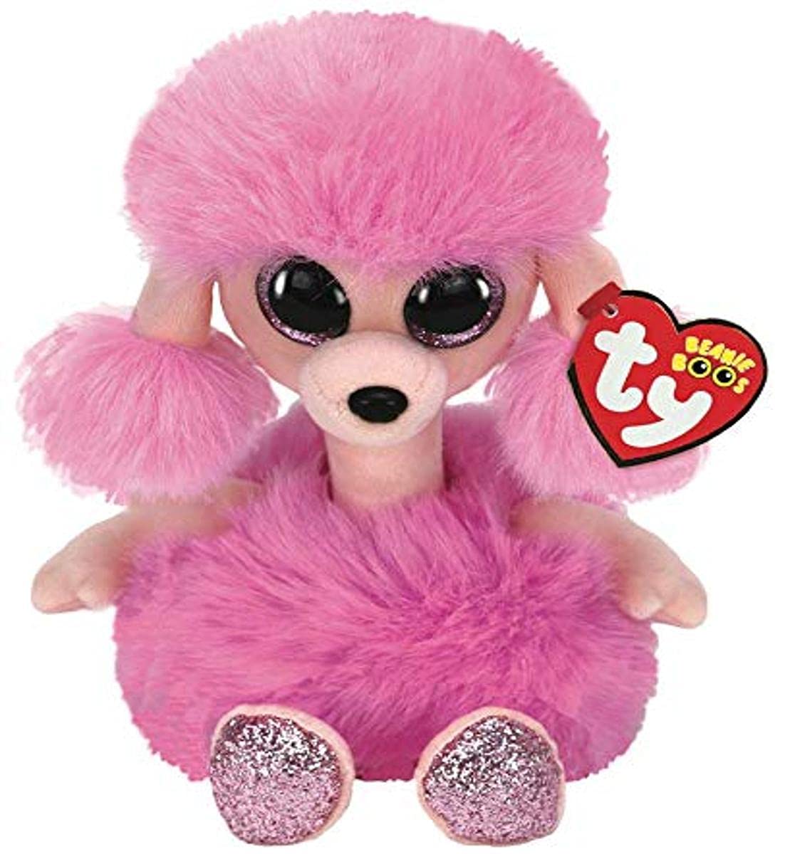 Ty UK Ltd 2005081 Camilla Poodle - Beanie Boos Stuffed Animal, Multicoloured, 15cm — image 1